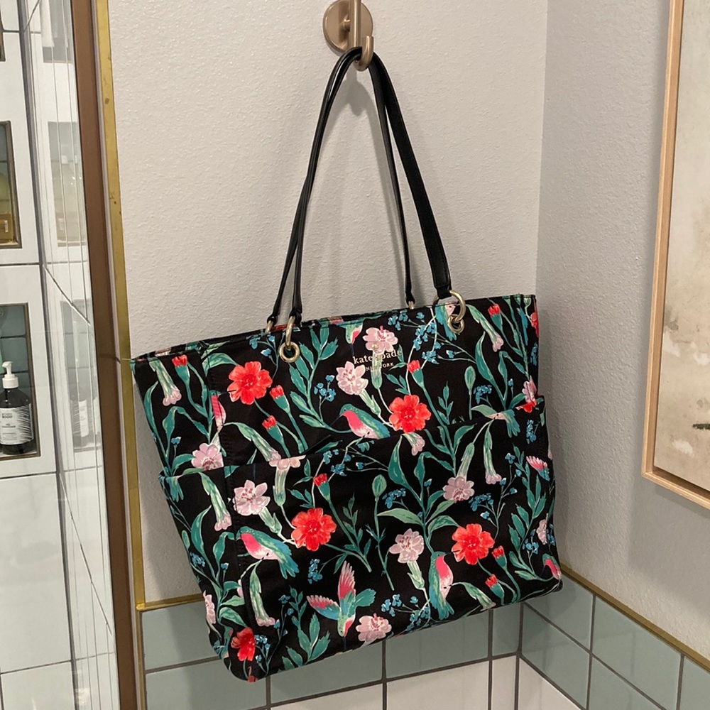 Kate Spade Beautiful Hummingbird diaper bag